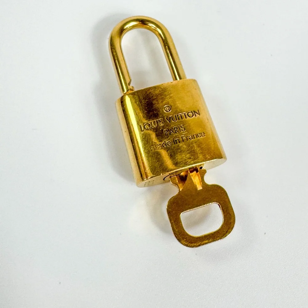 Louis Vuitton Brass Padlock with Key #338 - Picture 2 of 4